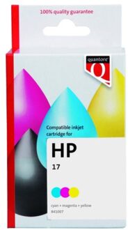 Inktcartridge quantore alternatief tbv hp c6625d 17 kleur