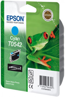 Inktcartridge T0542, 400 Pagina's, Oem C13t05424010, Cyaan