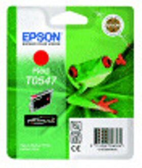 inktcartridge T0547, 400 pagina's, OEM C13T05474010, rood
