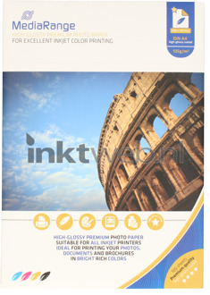 Inktmedia® - foto papier A4 high glossy 135 gram 100 vel