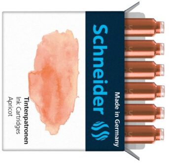 inktpatronen pastel abrikoos doos 6st.