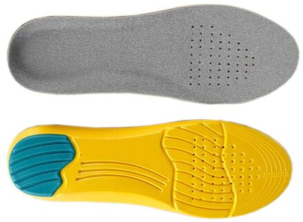 Inlegzolen Shock Ademende Absorptie Siliconen Orthopedische Inlegzolen Siliconen Gel Sole mannen vrouwen Sport Schoenen Pads Boog Binnenzool 35-40