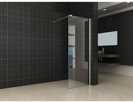Inloopdouche Met Muurprofiel 70X200 cm En 10 mm Nano Anti Kalk Glas Aqua Splash