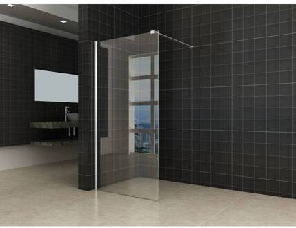 Inloopdouche Met Muurprofiel 90X200 cm En 10 mm Nano Anti Kalk Glas Aqua Splash