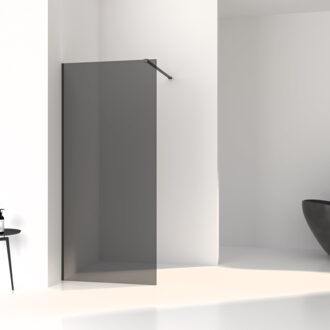 Inloopdouche Slim Rookglas Anti-Kalk Coating Mat Groen Profiel - Inloopdouche Aqs Slim 70x200 cm Mat Groen Profiel