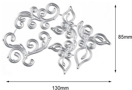 Inlovearts Bloem Blad Frame Metalen Stansmessen Kant Diy Geëtst Sterft Ambachtelijke Papier Card Making Scrapbooking Embossing