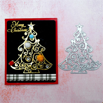 Inlovearts Kerstboom Sterft Penguin Metal Stansmessen Craft Frame Sterft Card Making Scrapbooking Album Papier Creatieve Diy