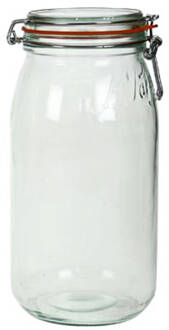 Inmaak bokaal 3 liter (3 stuks) Transparant