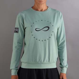 Inner Tech Sweatshirt Dames-Groen,Donkerblauw - XS,S,M,L,XL,XXL