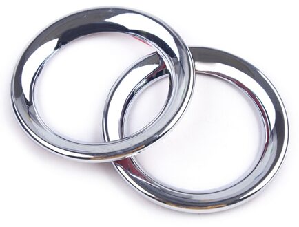 Innerlijke Front Trim Chrome Speaker 2 Stuks Draagbare Stereo Abs Plastic Protector Deur
