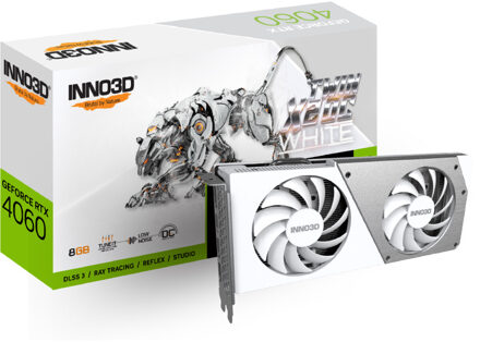 Inno3D GeForce RTX 4060 Twin X2 OC White Grafische kaart