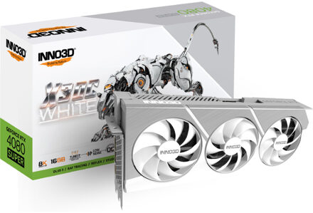 Inno3D GeForce RTX 4080 SUPER X3 OC WHITE Grafische kaart