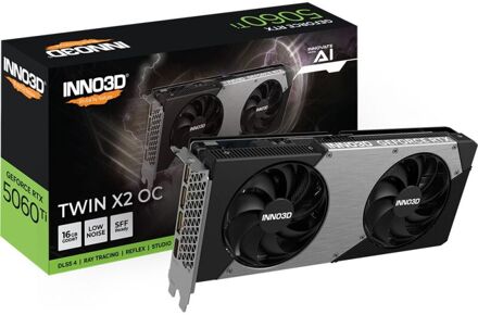 Inno3D GeForce RTX 5060 Ti TWIN X2 16GB Grafische kaart