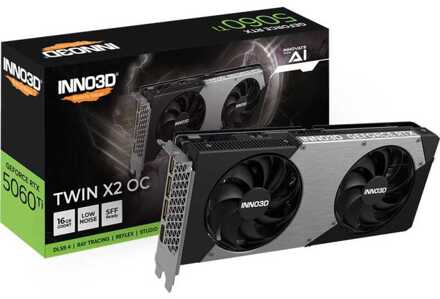 Inno3D GeForce RTX 5060 Ti TWIN X2 OC 16GB Grafische kaart