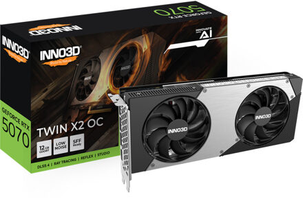 Inno3D GeForce RTX 5070 TWIN X2 OC Grafische kaart