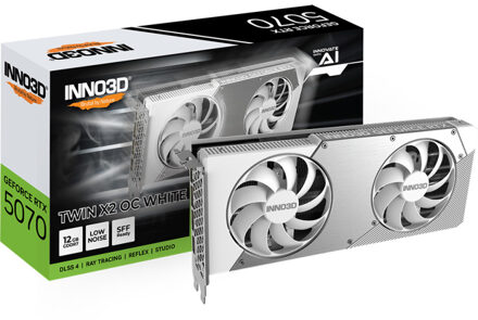 Inno3D GeForce RTX 5070 TWIN X2 OC WHITE Grafische kaart