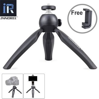 Innorel PW10 Mini Tafelblad Camera Statief Lichtgewicht Reizen Statief Met Telefoon Clip Houder Voor Iphone Mirrorless Camera 'S