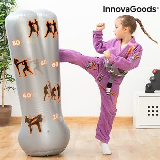 Innovagoods Kinderen Opblaasbare Boksen Punchbag Met Stand Boksen Zak Bokszak Apparatuur Voor Thuis Fitnessapparatuur