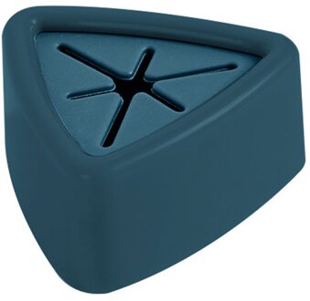Innovatieve Driehoek Unieke Vorm Handdoek Houder Geen Boren Multi-color Zelfklevende Muur Gemonteerd Catching Coth Haak Hanger donker blauw