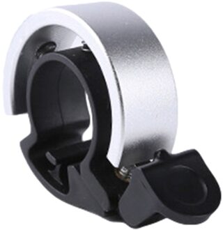 Innovatieve Fiets Bel Aluminiumlegering Fiets Ring Fiets Hoorn Voor 22.2-22.8 Mm Stuur zilver