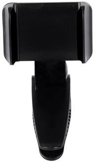 Innovatieve Universele Veilig Zonneklep Auto Telefoon Houder Auto Navigatie Houder Clip Installeren Op Spiegel Handvat Voor Mobiele Telefoon zwart