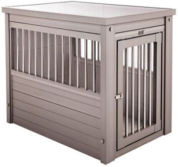 InnPlace Crate - Hondenbench meubel - Grijs - 46x60x56 cm - Small