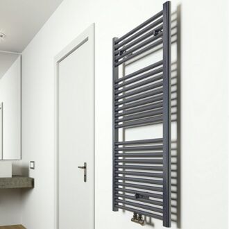 Inola handdoek radiator 180x40cm zwart mat 699Watt