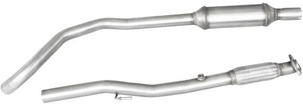 InoxCar middendemper passend voor Opel Adam 1.4 S Turbo 150pk 2015- 54mm Flexibel IXTCSAD