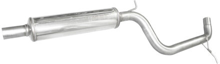 InoxCar middendemper passend voor Seat Leon (5F) 1.4 TSI 122pk 2012- 50mm IXTCSLEON04