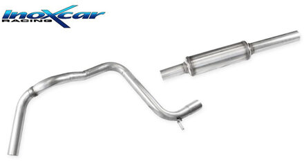 InoxCar middendemper passend voor Seat Leon (5F) 1.4 TSI FR (122pk) Facelift 2015- IXTCSLEON05