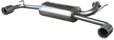InoxCar uitlaat passend voor Lancia Delta (831) 2.0 Turbo Int. 8v/16v 1989- Links/Rechts IXTWLA01102
