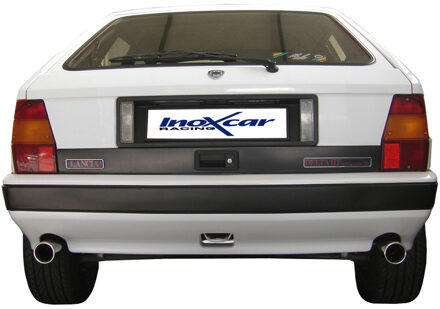 InoxCar uitlaat passend voor Lancia Delta (831) 2.0 Turbo Int. 8v/16v 1989- Links/Rechts IXTWLA0180