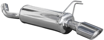 InoxCar uitlaat passend voor Lancia Delta (836) HPE/HF 2.0 Turbo 1993- 120x80mm IXLADE08120