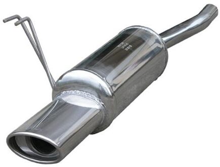 InoxCar uitlaat passend voor Lancia Y 1.4 (80pk) 1995-1999 120x80mm IXLAY03120