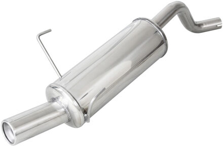 InoxCar uitlaat passend voor Lancia Ypsilon 1.4 16V 95pk 2006- 1x80mm IXLAY0980