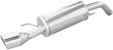 InoxCar uitlaat passend voor Opel Adam 1.4 S Turbo 150pk 2015- 54mm 1x100mm X-Race IXOPAD01XR10