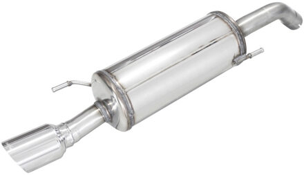 InoxCar uitlaat passend voor Opel Adam 1.4 S Turbo 150pk 2015- 54mm 1x90mm Racing IXOPAD0190R