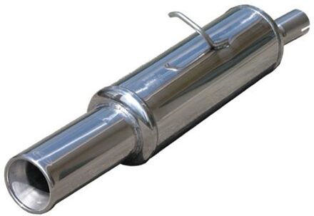 InoxCar uitlaat passend voor Opel Astra F 1.4 (82pk) 1992-1995 102mm (1 ophangpunt) IXOPAS03102