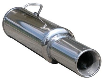 InoxCar uitlaat passend voor Opel Astra F 1.8 (90pk) 102mm (1 ophangpunt) IXOPAS09102