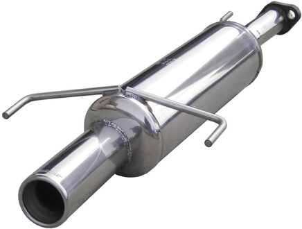 InoxCar uitlaat passend voor Opel Astra G 2.0 16v OPC/Turbo 2000- 80mm IXOPAS2280