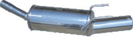 InoxCar uitlaat passend voor Opel Corsa B 1.4 (82-90pk) 1993- 80mm IXOPCO0780