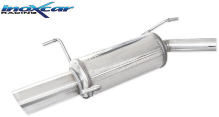 InoxCar uitlaat passend voor Opel Corsa C 1.2 16v 75pk 2000-2003 Ã45 1x90mm Rally IXOPCO1090RA