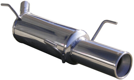 InoxCar uitlaat passend voor Opel Corsa C 1.7 Di (65pk)/1.7 DTi (75pk) 2002- 102mm IXOPCO16102