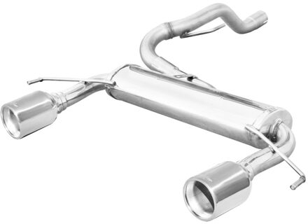 InoxCar uitlaat passend voor Opel Corsa D OPC 1.6T Nurburgring (210pk) 2012 IXOPCO18102