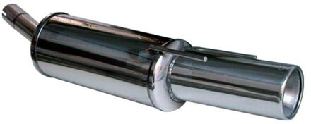 InoxCar uitlaat passend voor Opel Tigra A 1.4 16v (90pk) 1994-1997 102mm IXOPTI01102