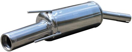 InoxCar uitlaat passend voor Opel Tigra A 1.4 16v (90pk) 1994-1997 80mm IXOPTI0180