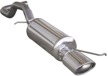 InoxCar uitlaat passend voor Seat Ibiza 6K 1.9 TDi (110pk) 1997-2000 120x80mm IXSEIB09120