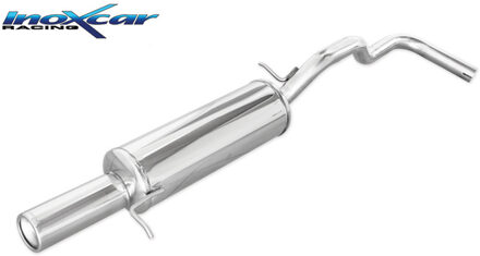 InoxCar uitlaat passend voor Seat Ibiza 6K 1.9 TDI 90pk 1997-2000 1x80mm IXSEIB1180