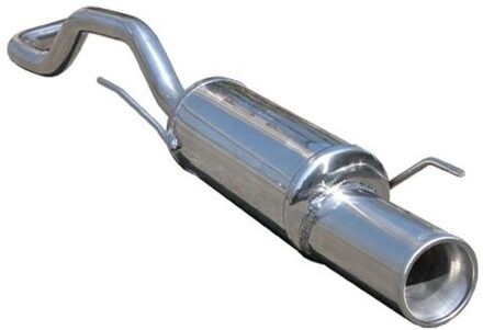 InoxCar uitlaat passend voor Seat Ibiza 6K 2.0 GTi 16v (150pk) 1997- 102mm IXSEIB08102