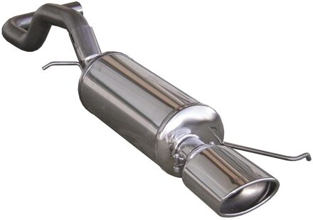 InoxCar uitlaat passend voor Seat Ibiza 6K 2.0 GTi 16v (150pk) 1997- 120x80mm IXSEIB08120